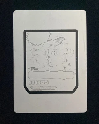 2025 Topps Worst of GPK 40th Black Printing Plate #WAC-5 Suckers 1/1 SSP jermey - Image 1 of 4