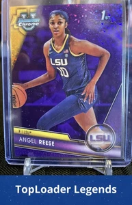 2023-24 Bowman University Chrome #49 Angel Reese Purple Refractor #/399 - Picture 1 of 2