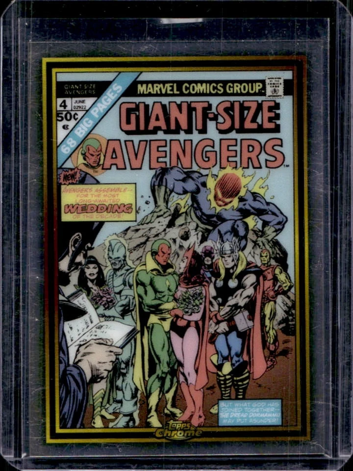 2024 Topps Chrome Marvel Giant Size Avengers #4 Sized 50th Anniversary #MG-10 - Image 1 of 2