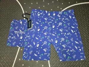 Herren Polo Golf Ralph Lauren Shorts 32 Tennis & Golf Druck & Polowappen Neu mit Etikett  - Bild 1 von 12