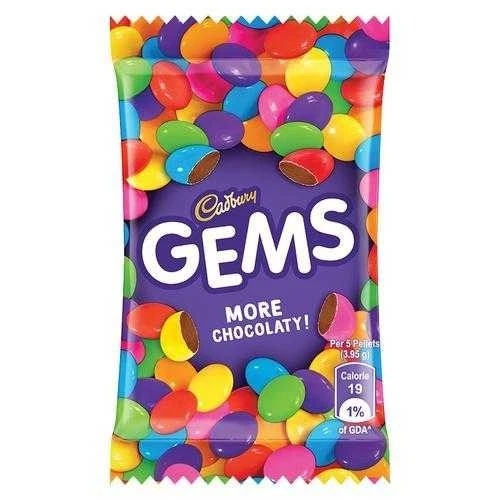 Cadbury Gems Chocolate  pack of 5  (NO DUTIES/FREE SHIPPING ) - Image 1 of 1