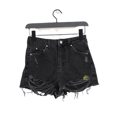 Topshop Women's Shorts UK 8 Grey Cotton with Polyester Mom - Image 1 of 4