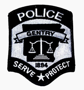 GENTRY – SWAT - ARKANSAS AR Police Patch SUBDUED SCALE OF JUSTICE 2S - Picture 1 of 1