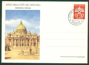 Vatican City 1949 25L FDC Postcard, All Line Same, Basilica Picture - Picture 1 of 1