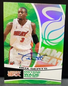 2005-06 Topps Luxury Box Box Seats Dwyane Wade Signed Card AUTO #BSA-DW 142/224 - Picture 1 of 2