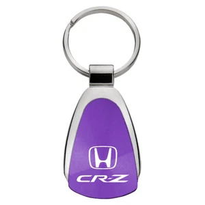 Llavero y llavero Honda CR-Z - cromado con lágrima púrpura llavero - Imagen 1 de 3