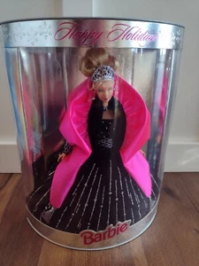 Vintage 1998 Happy Holidays Christmas Barbie Doll Mattel NIB Sealed - Picture 1 of 3