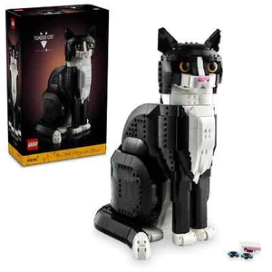LEGO Ideas Tuxedo Cat Model Kit for Adults to Build (LEGO 21349) - 1710 Pieces - Picture 1 of 16