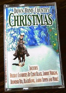 Down Home Country Christmas [BMG Cassette] Clint Black Lorrie Morgan Diamond Rio - Picture 1 of 8