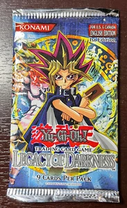 (701003) YUGIOH LEGACY OF DARKNESS 1st Edition Sealed BOOSTER PACK - Picture 1 of 3