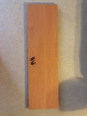 Beech Shelf +4 OEM Screws for IKEA Jerker Desk - NEVER SOLD BY IKEA AS AN OPTION - Image 1 of 3
