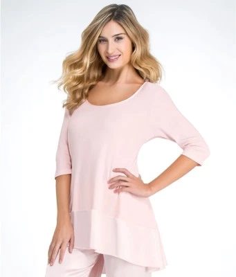 PJ HARLOW KIKI SATINADO SWING TOP EN MELOCOTÓN CLARO Foto 1 de 4