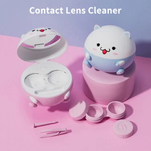 Ultrasonic Contact Lens Cleaner Auto Care Case Cleaning Machine - Picture 1 of 15