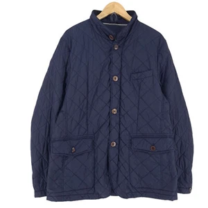 Marc O'Polo Quilted Jacket Men Blue Ci8 Size 52 - Picture 1 of 9