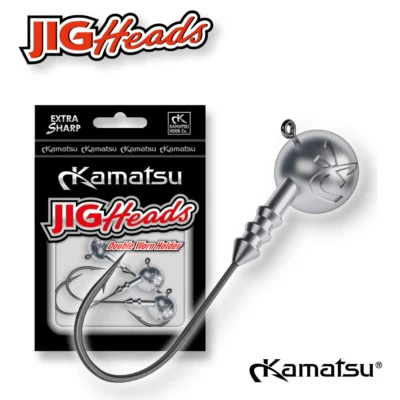KAMATSU BIG JIG HEADS, JIGKÖPFE, RUNDKOPF, JIGHAKEN, JIG KÖPFE 8/0-12/0 JIGKOPF - Bild 1 von 3