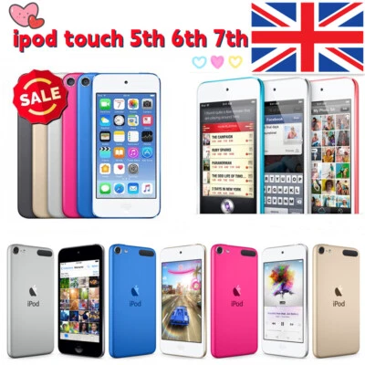 NEW Apple iPod Touch 5th 6th 7th Generation 16/32/64/128/256GB All Colors,Sealed - Image 1 of 4