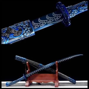 Handmade Katana/Manganese steel/Collectible Sword/Full Tang/Sharp Blade - Picture 1 of 12