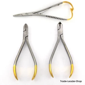 3 x Wire Cutter Ligature Ties TC Cut and Hold Distal End Needle Holder Dental - Picture 1 of 4