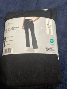 Jeggings jeans Serra bootcut nero nuovo grande 12-14 - Foto 1 di 2