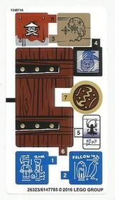 LEGO 70594 - Ninjago - The Lighthouse Siege - STICKER SHEET