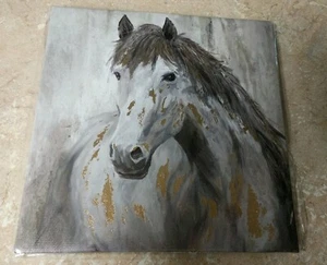 Horse Canvas Wall Picture Prints Art Wall Art Canvas Painting Home Decor 8" x 8 - Picture 1 of 3