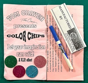 Fichas de color autografiadas - Tom Craven - Imagen 1 de 1