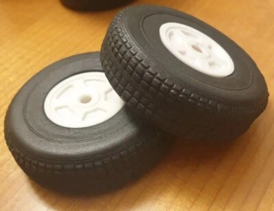 Paar Leichträder 2,5'' / 64 mm, DUBRO? Ausgezeichneter Zustand  - Bild 1 von 4