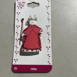 "TODO LO QUE NECESITAMOS ES AMOR" BROCHE PINBACK GATO - "A - DESDE" REGALO (24A) - Imagen 1 de 1