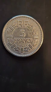 1944 Switzerland 5 Francs aluminium - Picture 1 of 2