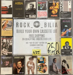 ALL GREATEST HITS BUILD YOUR LOT CASSETTE TAPES BUY $25 GET FREE SHIPPING 80S ++ - Picture 1 of 451