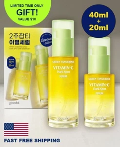 Goodal Green Tangerine Vita C Dark Spot Serum 40ml+ 20ml, free samples, USA - Picture 1 of 5