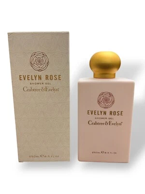 Gel de ducha GENUINO Crabtree & Evelyn Evelyn Rose 8,5 fl oz ORIGINAL, HECHO EN EE. UU. Foto 1 de 4