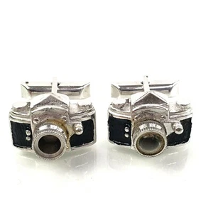 Swank Articulated Lens Camera Cufflinks As Is - Picture 1 of 7