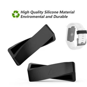 Riemen Schlaufenring Silikon Riemen Band Halter für Vivoactive 3 4 Foreruner 245 645 - Bild 1 von 9