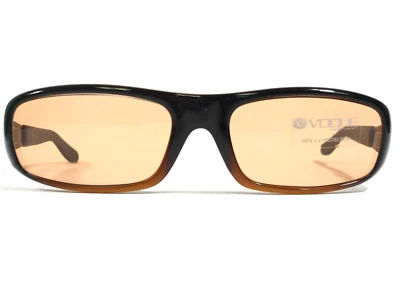 Vogue Sunglasses VO 2207-S W953/7 Black Gray Rectangular Frames w Orange Lenses - Image 1 of 4