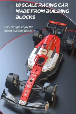 F1 1:8 Race Cars Building Sets 1768PCS MOC Building Blocks Car Model Car Kits - Image 1 of 4