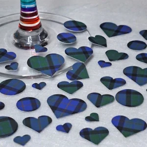 Tartan Table Confetti Scottish Tartan Wedding Confetti Party Burns Night Tartan - Picture 1 of 11