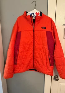 The North Face Urban Exploration Harway Down Jacket Nylon Orange Mens XL - Picture 1 of 5