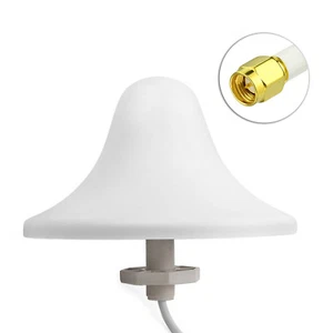 WiFi Booster 2.4GHz 5dBi Ceiling Mount Dome Omni Antenna with SMA Male Connector - Picture 1 of 7