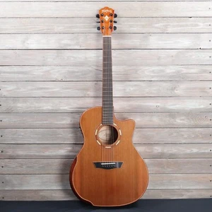Washburn Comfort G86SCE Cedar Top Acoustic Electric Guitar As Is Twisted Neck - Picture 1 of 2