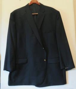 Lauren Ralph Men's Blazer 100% Wool 56L Navy Blue W/Gold Buttons, Green Label - Picture 1 of 13