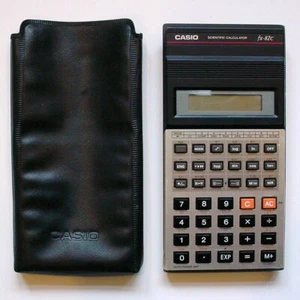 Casio FX82C Scientific Calculator FX-82C Vintage Calculator with Case - Picture 1 of 6