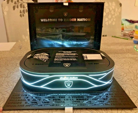 Las Vegas Raiders Allegiant Stadium Inaugural Season Club Seat Collector's Box Cover
