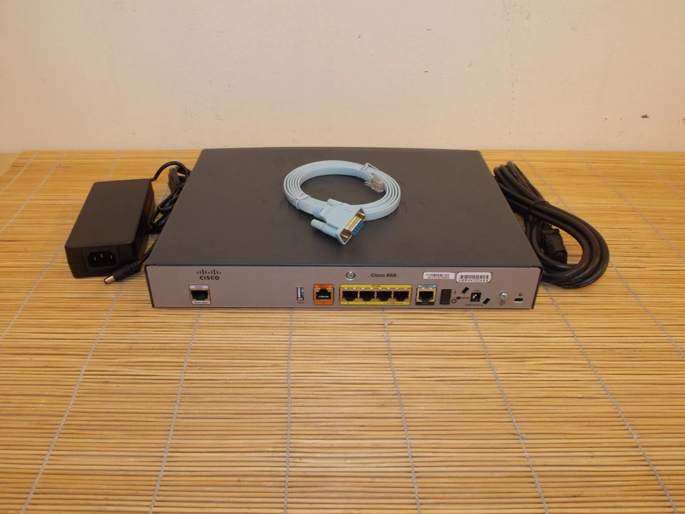 CISCO C888-K9 fanless Router G.SHDSL SL-880-AIS VPN  - Bild 1 von 1