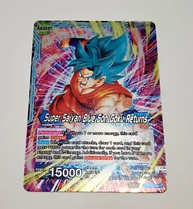 Promo Cards, Son Goku/Super Saiyan Blue Son Goku Returns (Gold-Stamp) p2-20411 - Picture 1 of 3