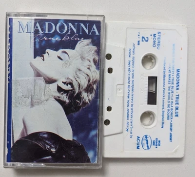 MADONNA True Blue  RARE   ISRAELI CASSETTE - Image 1 of 2