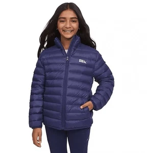 Eddie Bauer Kids Youth Packable Down Jacket Medium (7-8), Large (10-12) Blue NEW - Picture 1 of 3