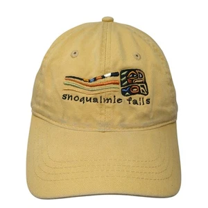 Snoqualmie Falls Slideback Baseball Cap Yellow One Size Adjustable Sutton's - Picture 1 of 9
