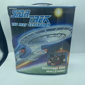 Valigetta da collezione action figure Star Trek The Next Generation 1993 vintage - Foto 1 di 7