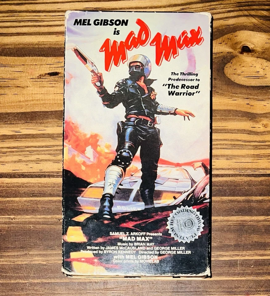 MAD MAX 1983 Vestron VHS Release Mel Gibson George Miller - Image 1 of 4